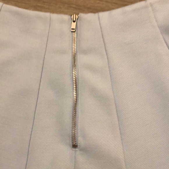 High waisted mini skirt baby blue - Picture 5 of 6